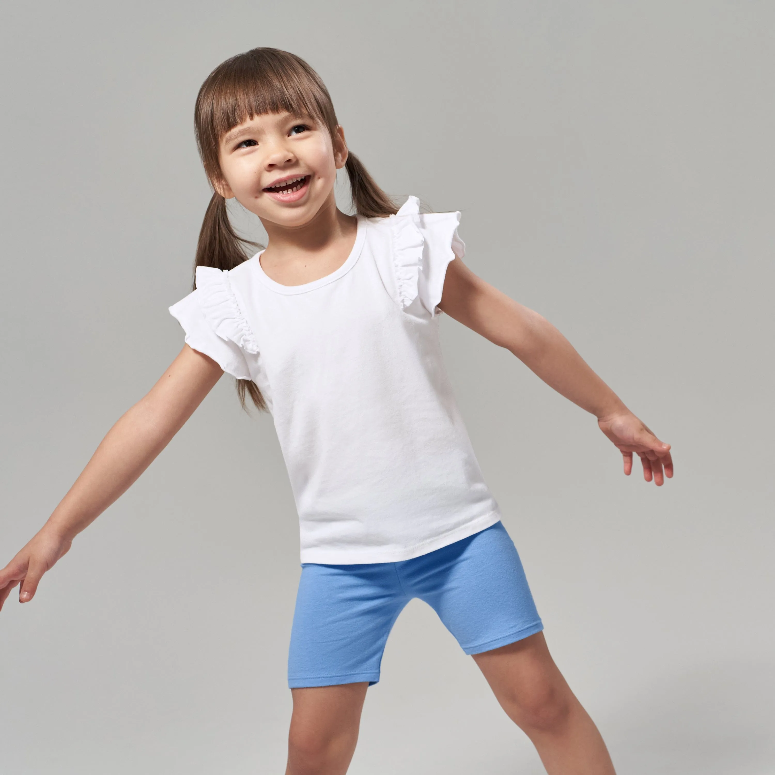 2-Pack Infant Girls Blue Pull-On Bike Shorts Gerber Childrenswea
