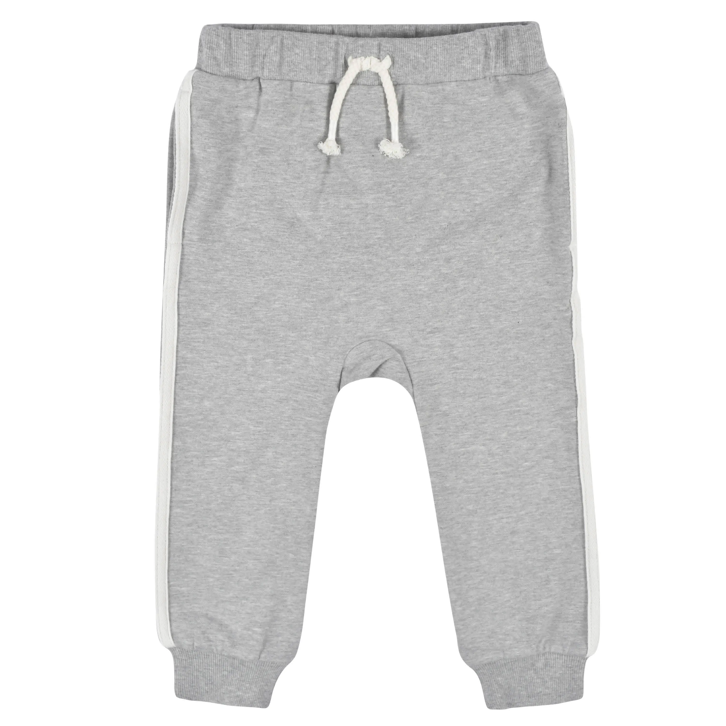 3-Pack Infant & Toddler Boys Mustard & Gray Joggers Gerber Childrenswea