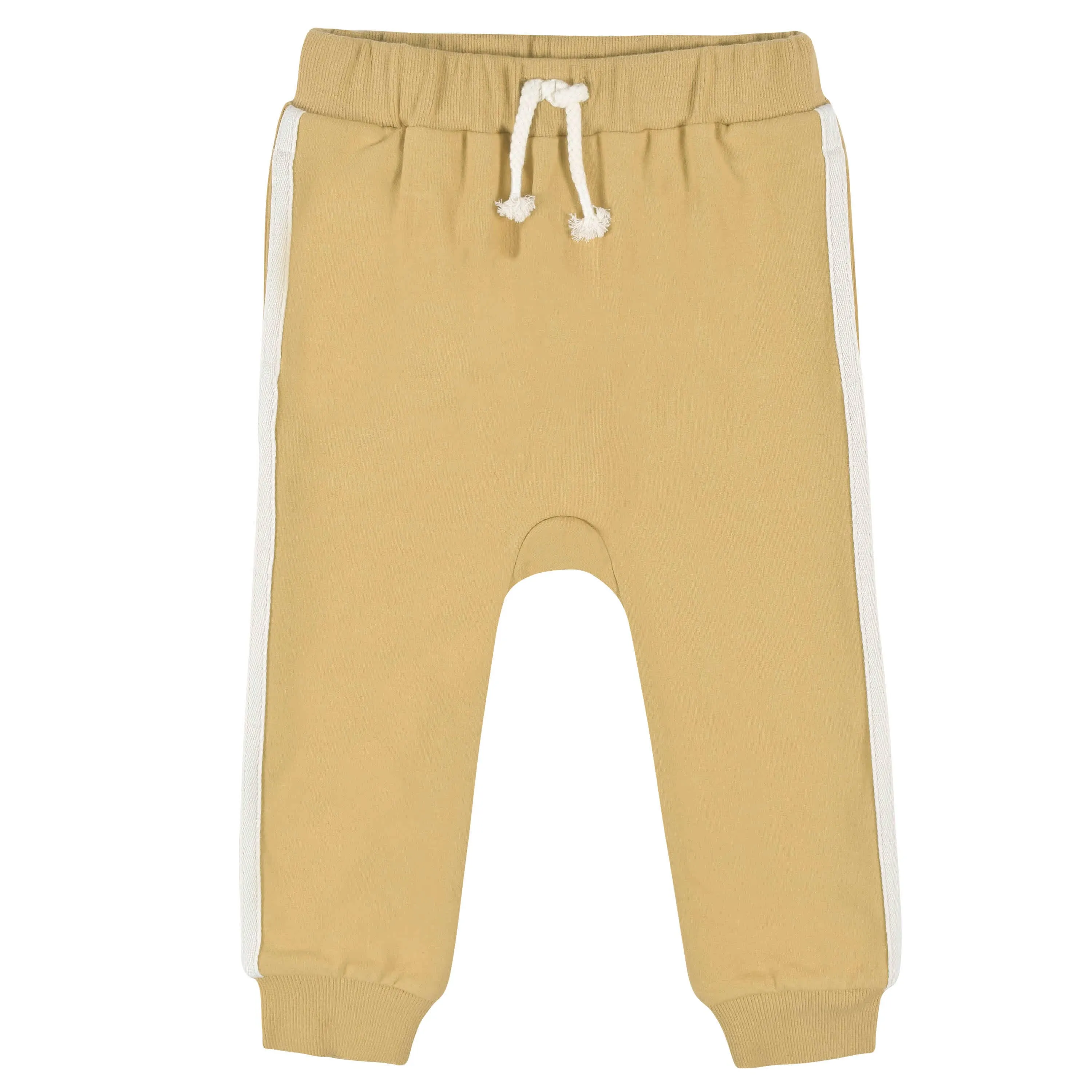 3-Pack Infant & Toddler Boys Mustard & Gray Joggers Gerber Childrenswea