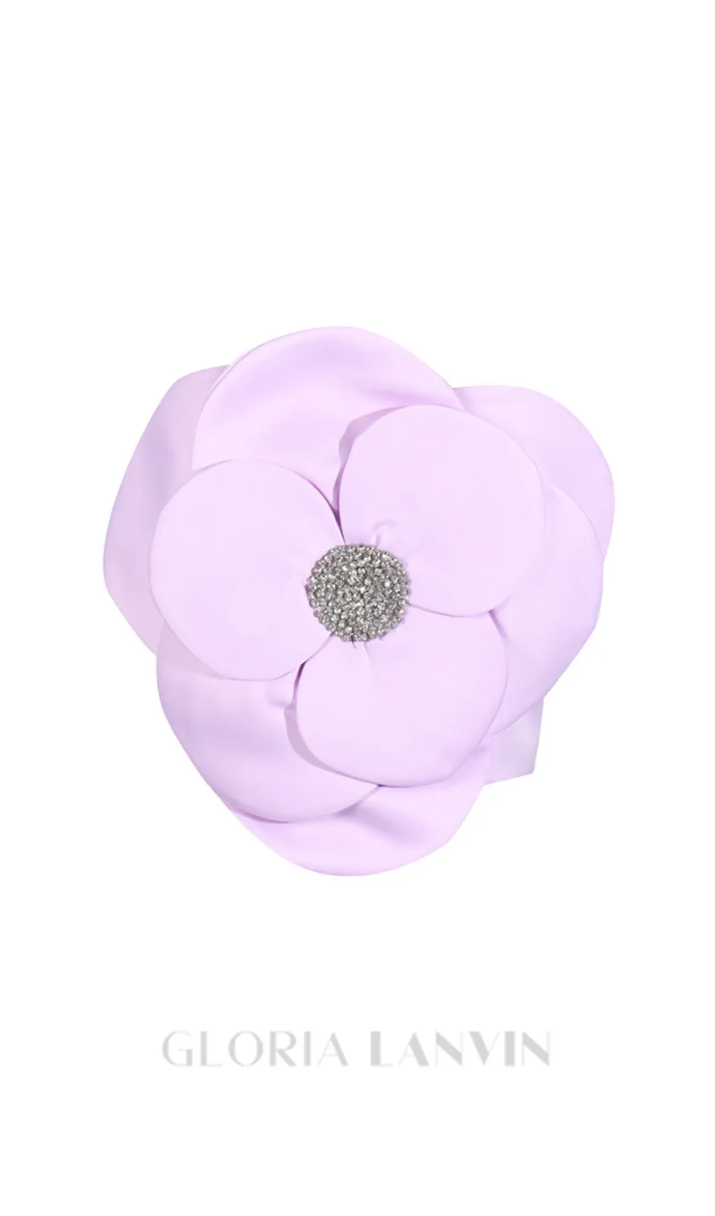 3D FLOWERS TOPS IN PURPLE Gloria Lanvin