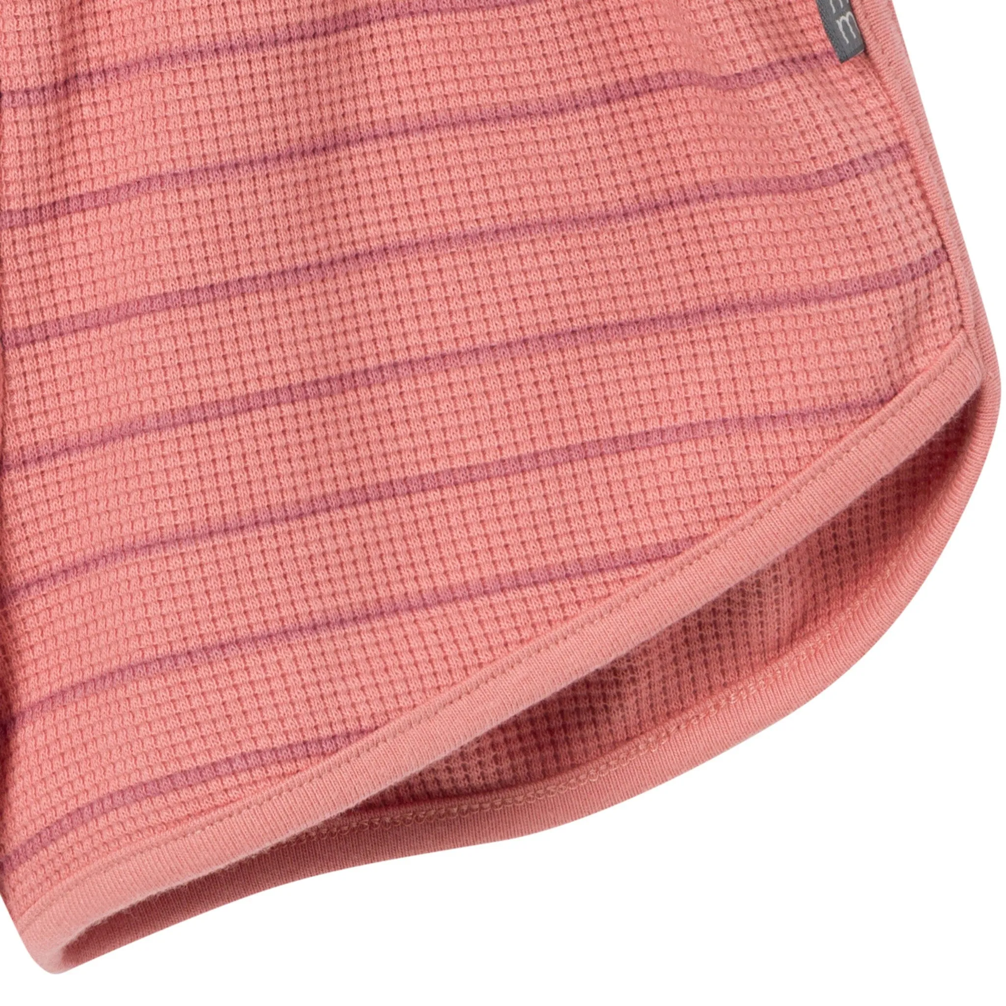4-Piece Infant & Toddler Girls Rose Stripe Drop Shoulder Crop Tops and Shorts Set Gerber Childrenswea
