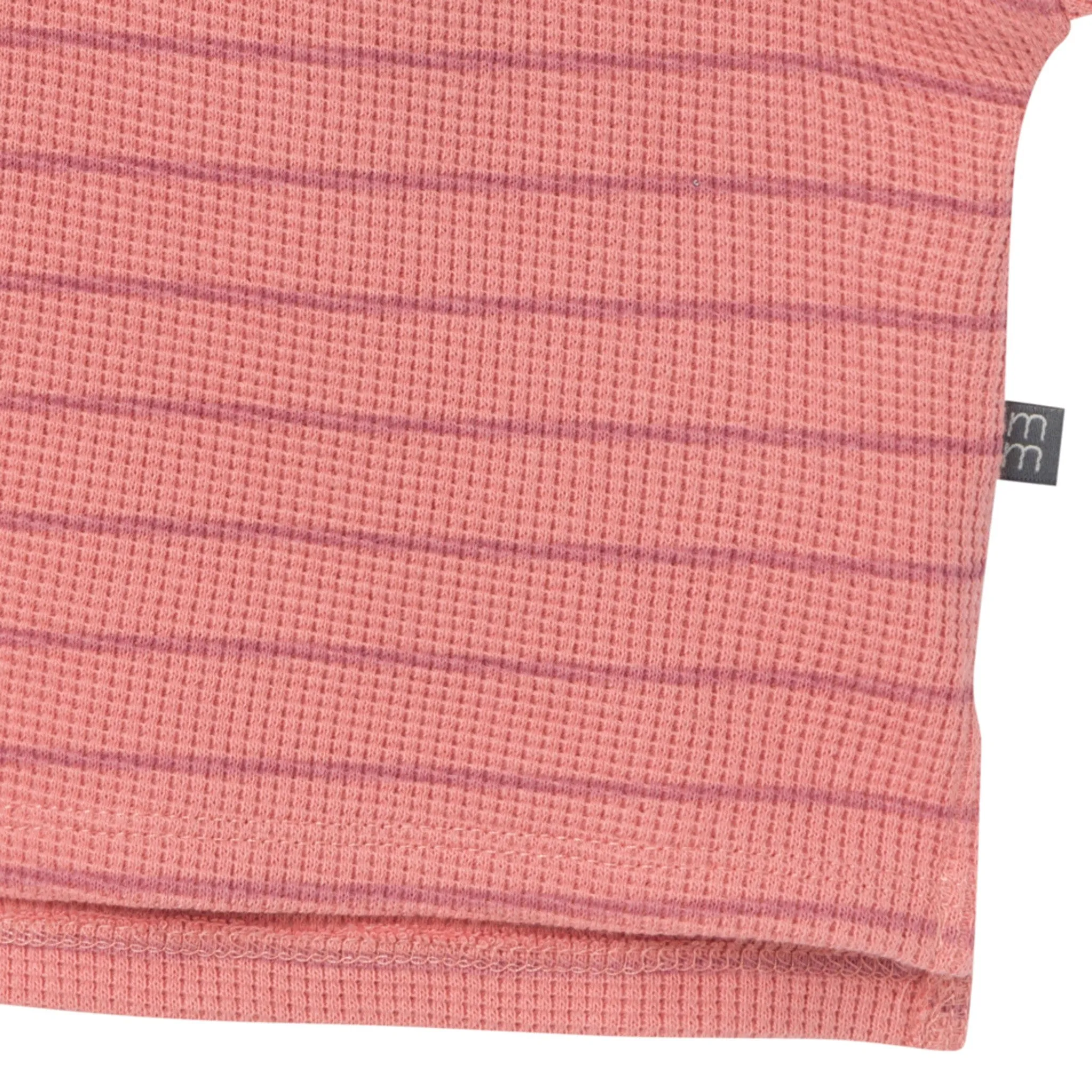 4-Piece Infant & Toddler Girls Rose Stripe Drop Shoulder Crop Tops and Shorts Set Gerber Childrenswea