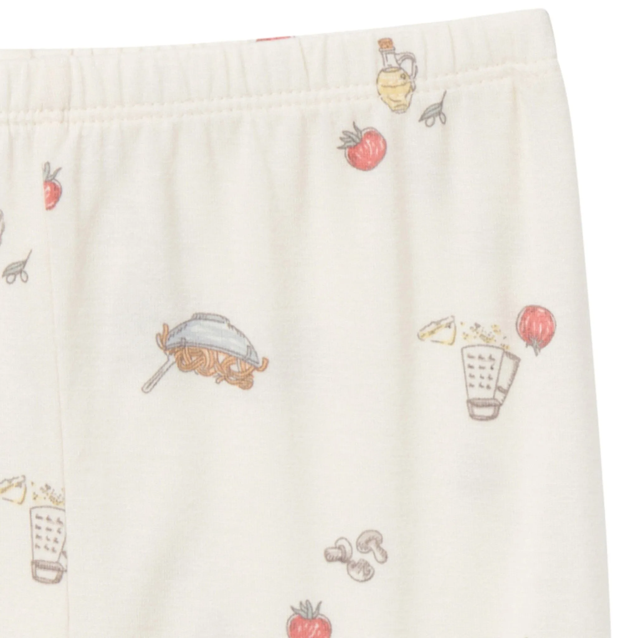 4-Piece Infant & Toddler Neutral Pasta Dinner Snug Fitting Pajamas Gerber Childrenswea
