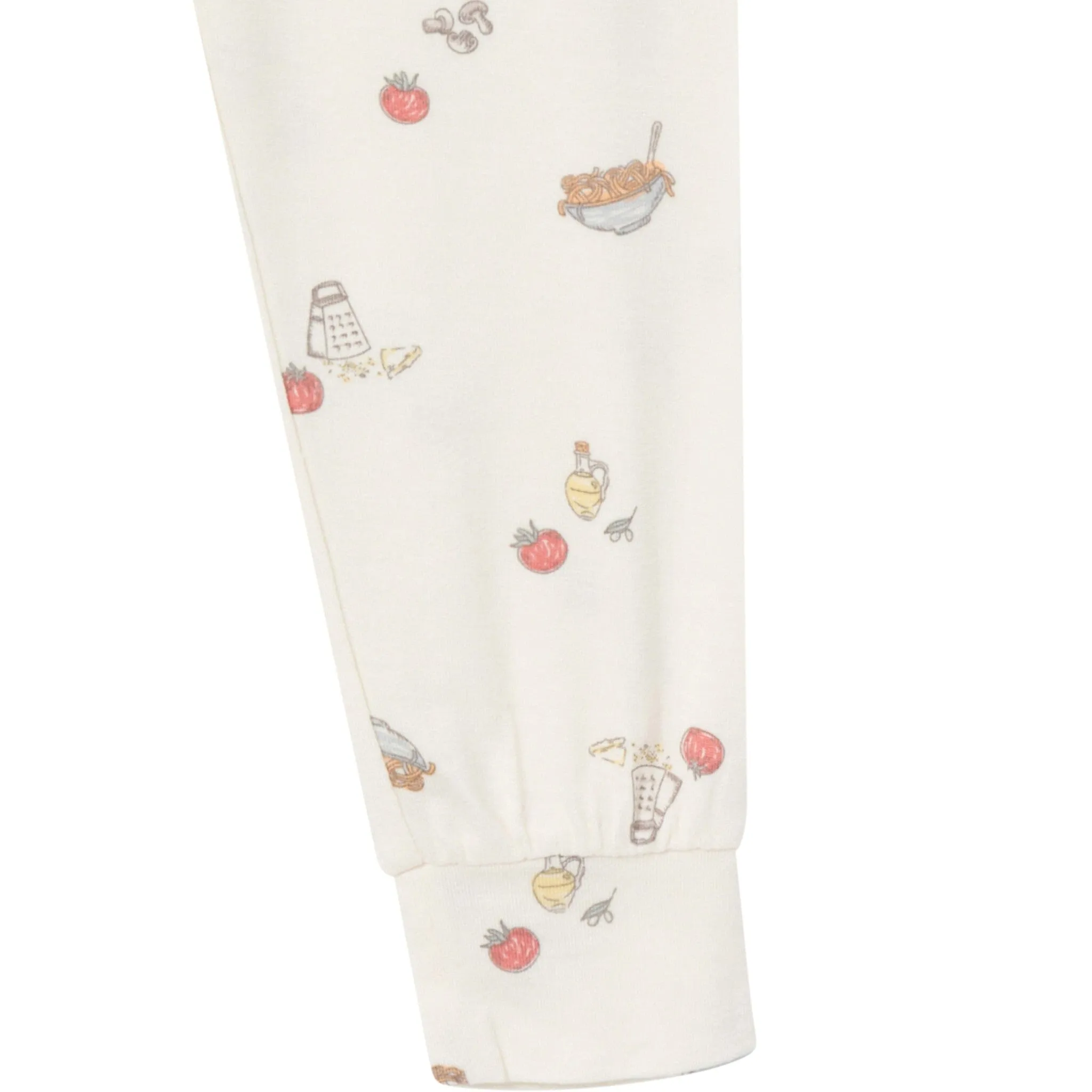 4-Piece Infant & Toddler Neutral Pasta Dinner Snug Fitting Pajamas Gerber Childrenswea