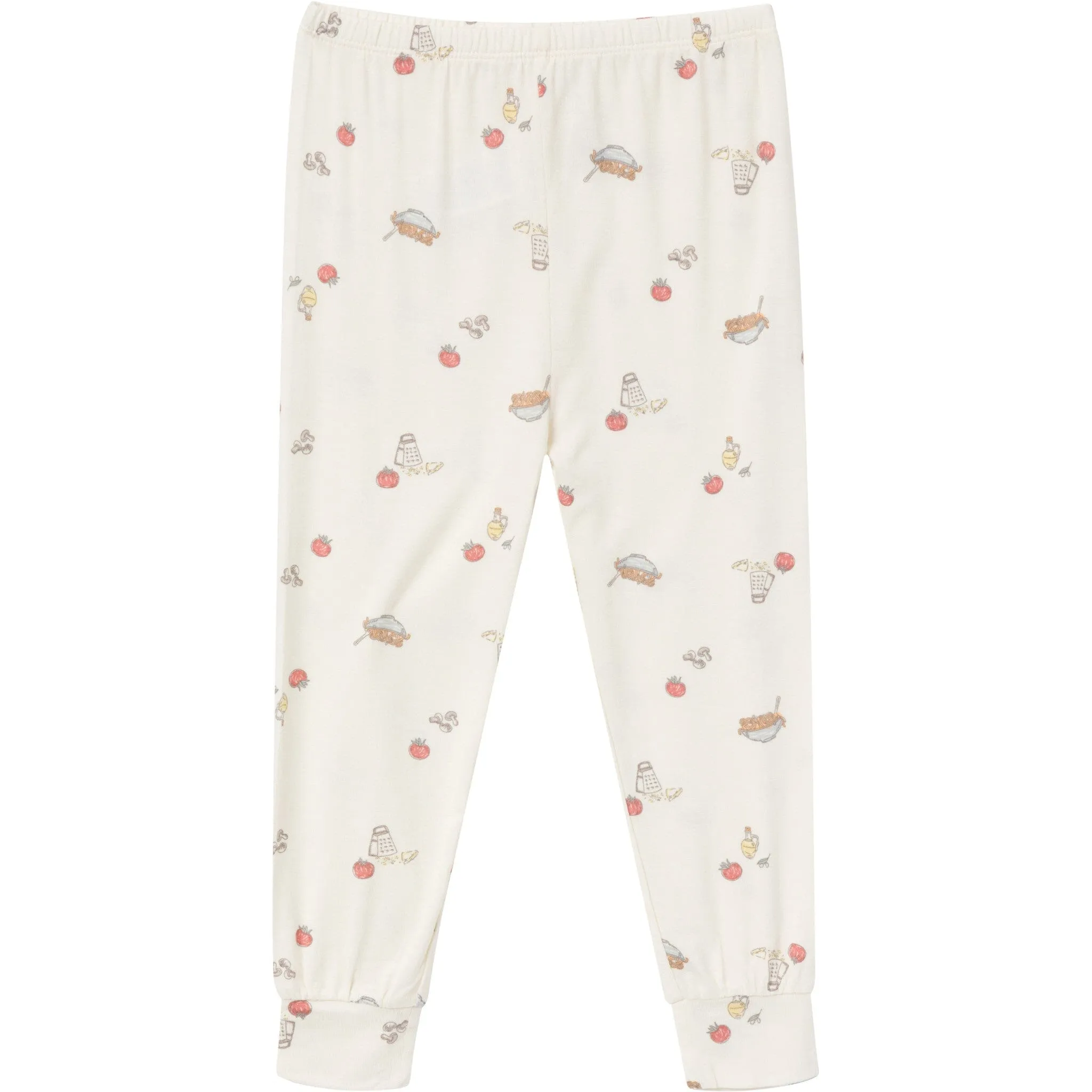4-Piece Infant & Toddler Neutral Pasta Dinner Snug Fitting Pajamas Gerber Childrenswea
