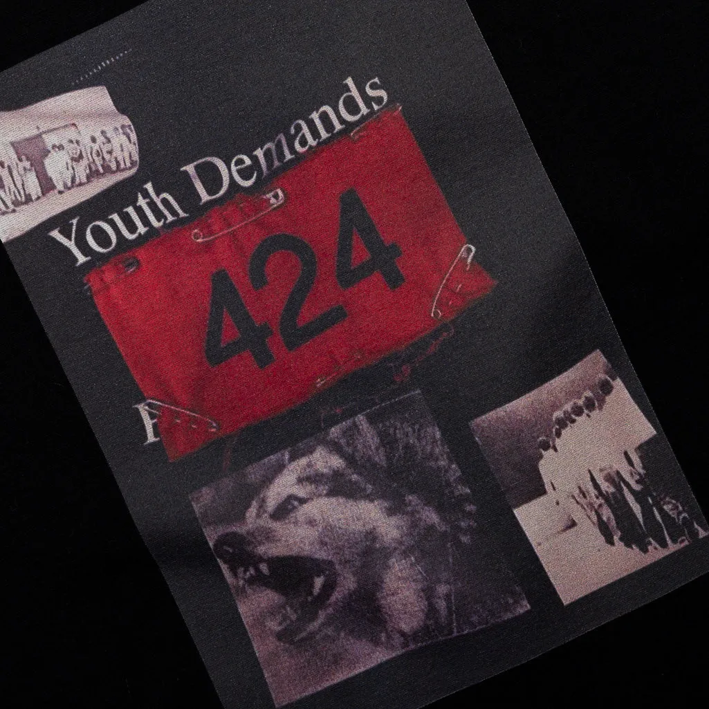 424 Youth Demands Tee - Black