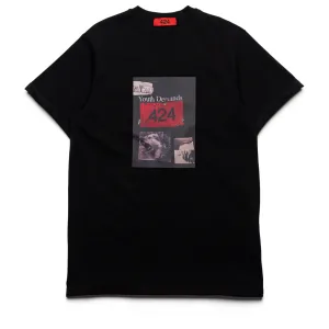 424 Youth Demands Tee - Black