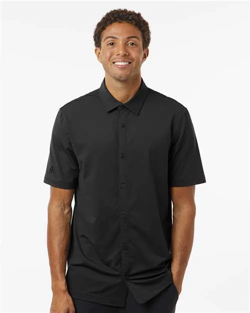 Adidas Button Down Short Sleeve Shirt