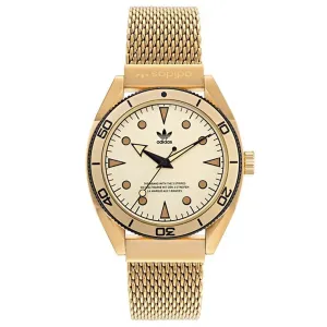 Adidas Men's Originals Fashion Edition Two Gold Dial Watch