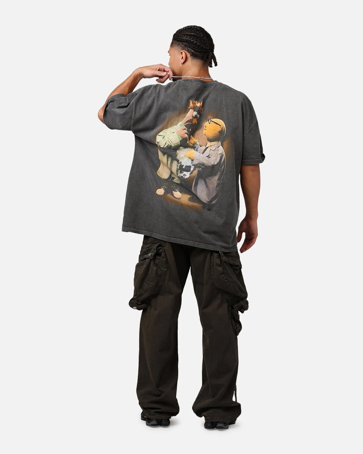 American Thrift Disney The Muppets Beaker Heavyweight T-Shirt Black Wash