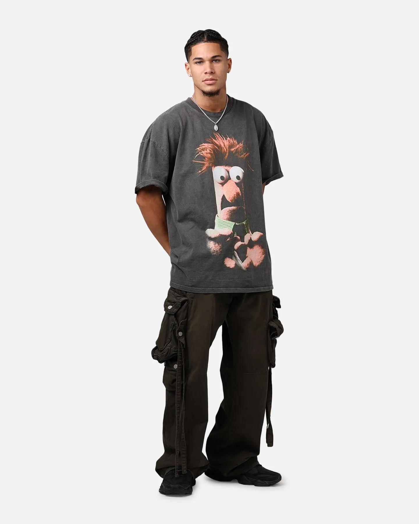 American Thrift Disney The Muppets Beaker Heavyweight T-Shirt Black Wash