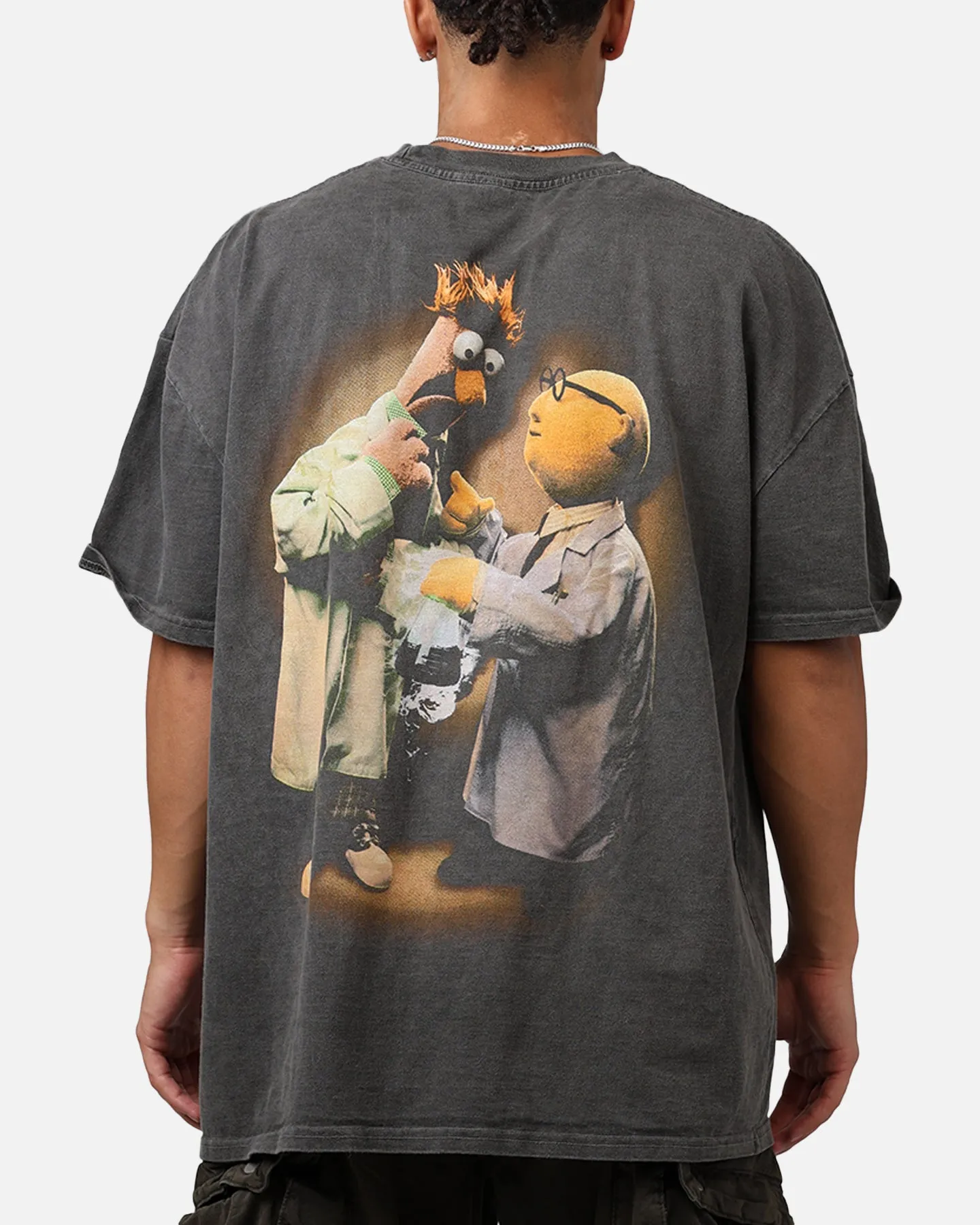 American Thrift Disney The Muppets Beaker Heavyweight T-Shirt Black Wash