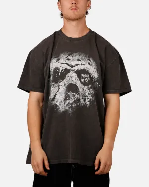 American Thrift X Friday The 13th 'Horror Classics' 13th Classic Heavyweight T-Shirt Black Wash