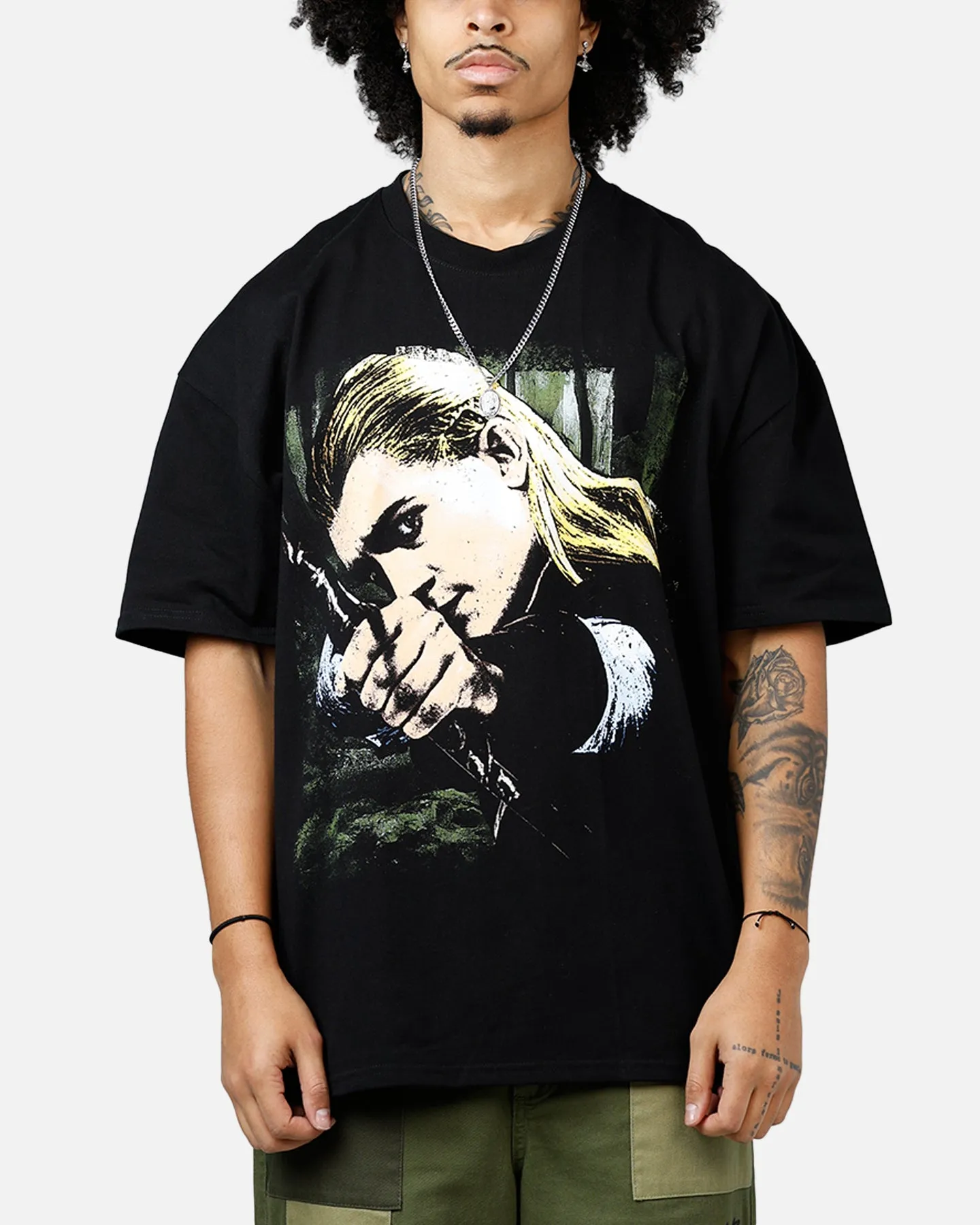 American Thrift X The Lord Of The Rings Legolas Heavyweight T-Shirt Black