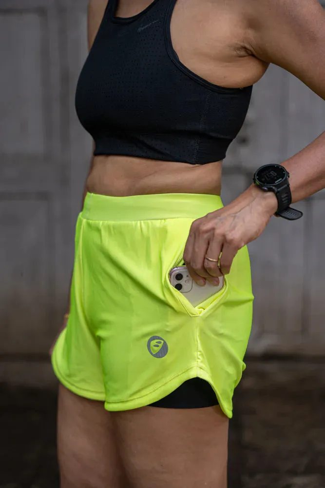 Apace 3 inch Women's Running Shorts (Shine)