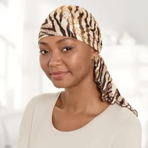 Bella Brown Stripe Scarf