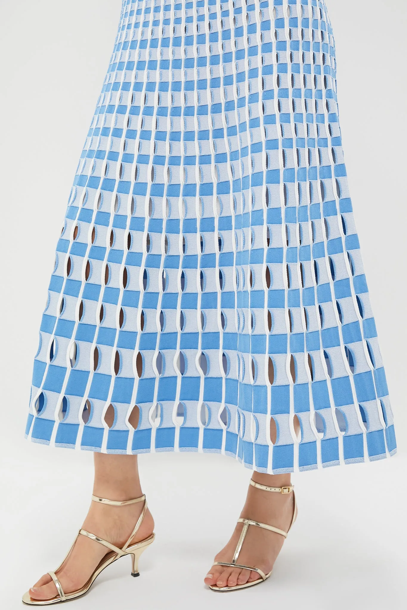 Blue Hydrangea Multi Zelma Maxi Dress