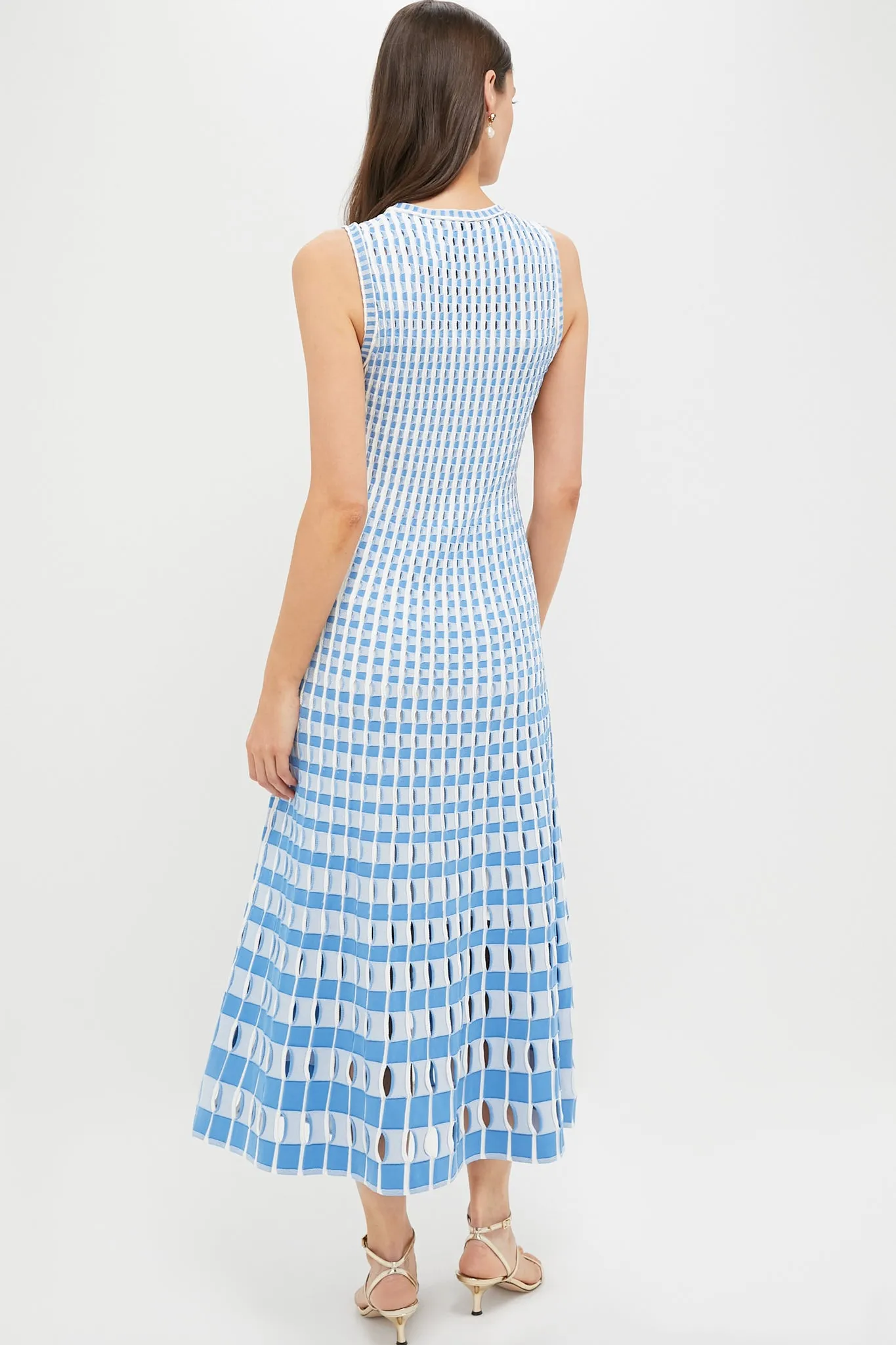 Blue Hydrangea Multi Zelma Maxi Dress
