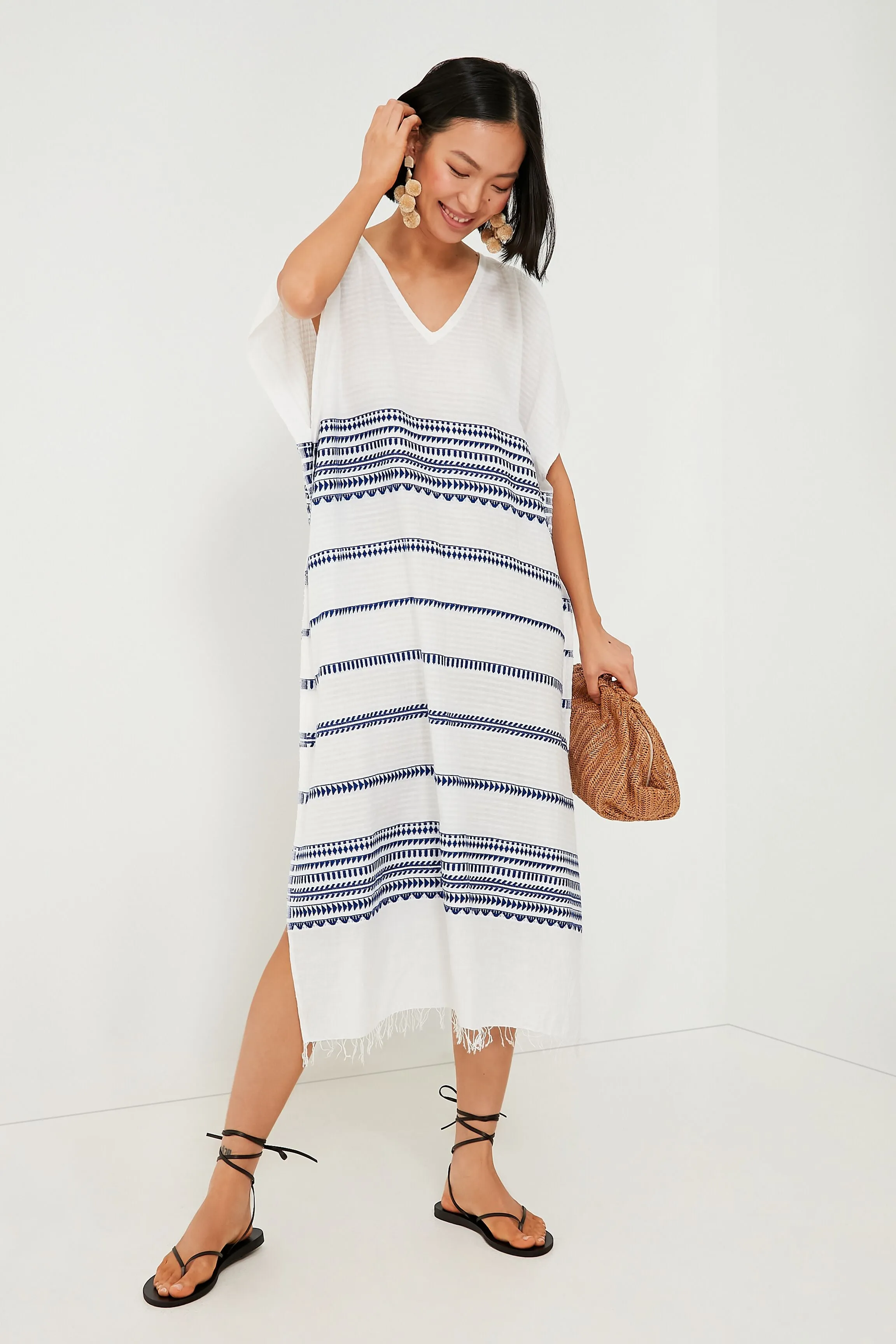 Blue Yani Classic Caftan
