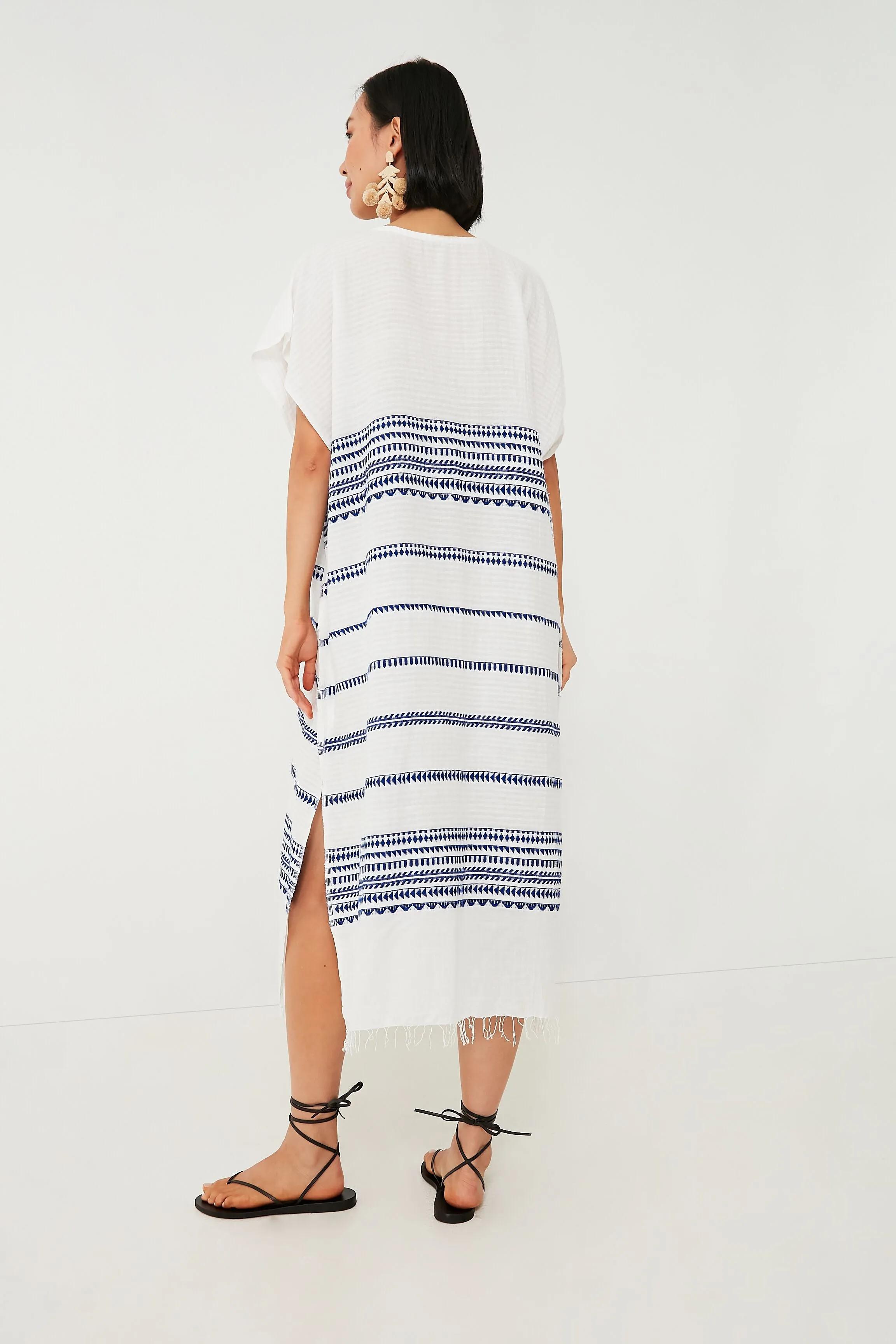 Blue Yani Classic Caftan