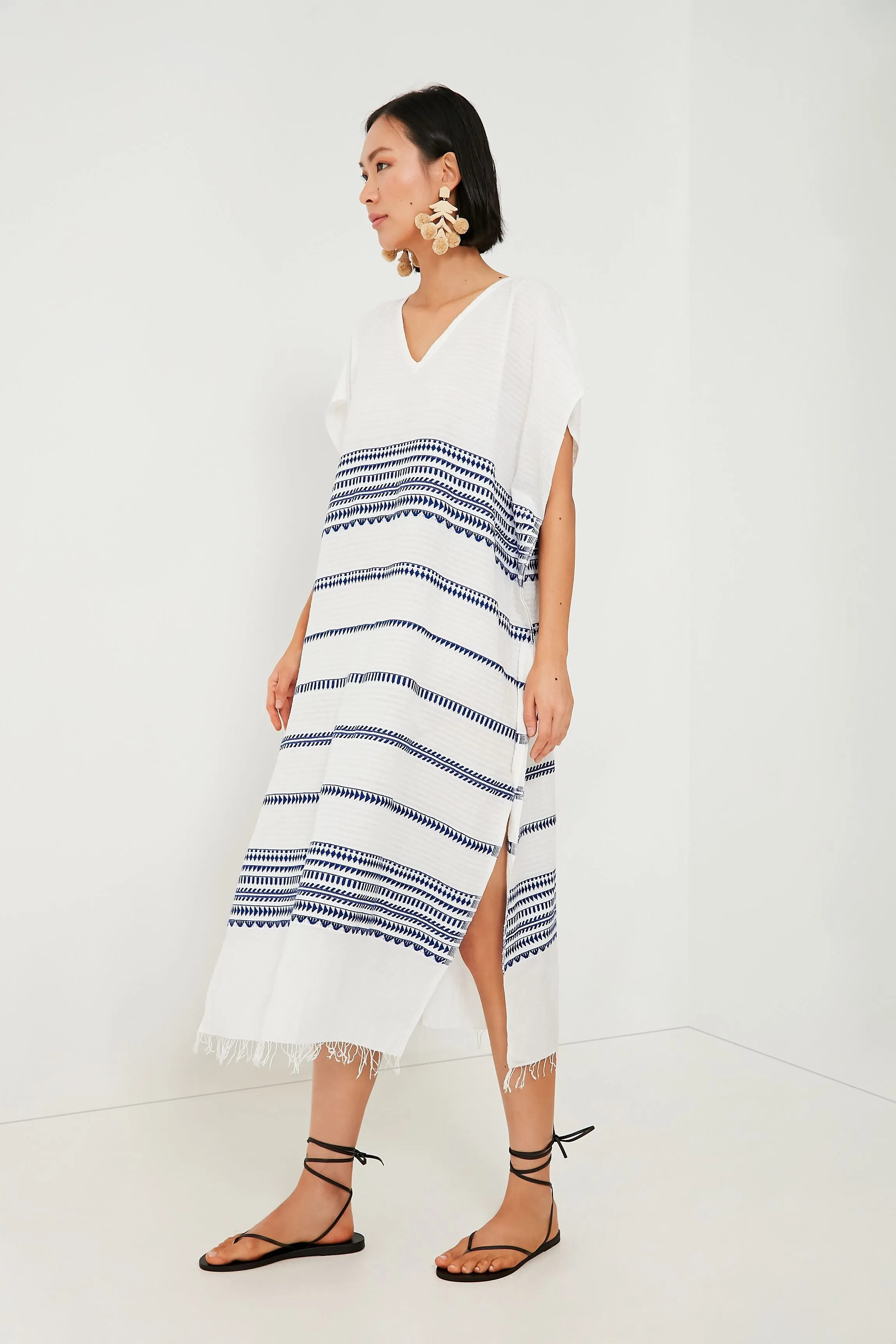 Blue Yani Classic Caftan