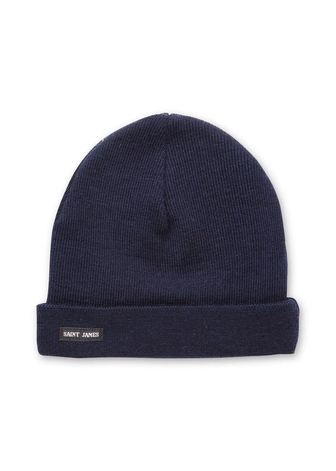 Bonnet de quart uni - en pure laine vierge (BLEU CHINE)
