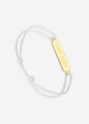 Bracelet lien SAINT JAMES - SAINT JAMES x Le Vent  la franaise (OR/BLANC)