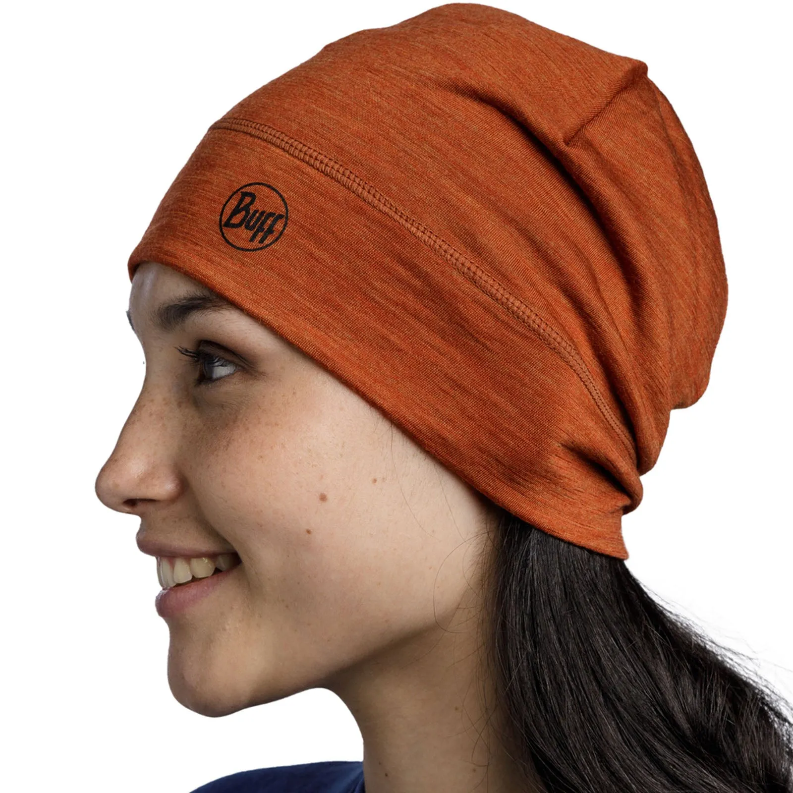 Buff Unisex Adults Midweight Merino Wool Beanie Hat - Cinnamon