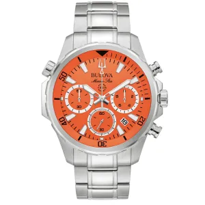 Bulova Men's Classic Orange Dial Watch