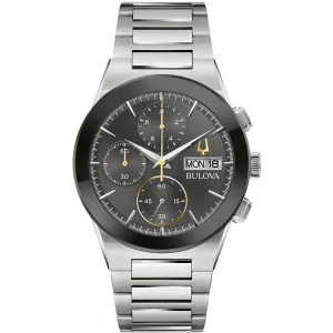 Bulova Men's Milennia Black Dial Watch