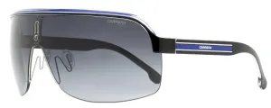 Carrera Men's Shield Sunglasses Topcar 1/N T5C9O Black/Blue 99mm