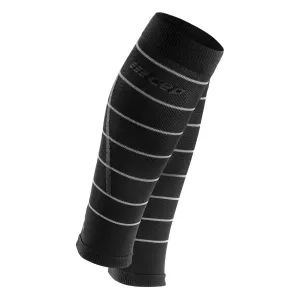 CEP Compression Reflective Women's Compression Calf Sleeves (Black/Silver)