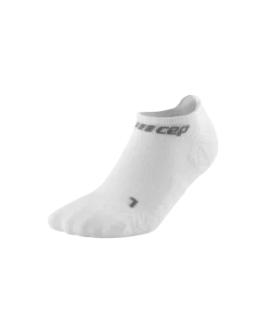 CEP Compression Ultralight No Show Women's Running Socks (Ultralight White)