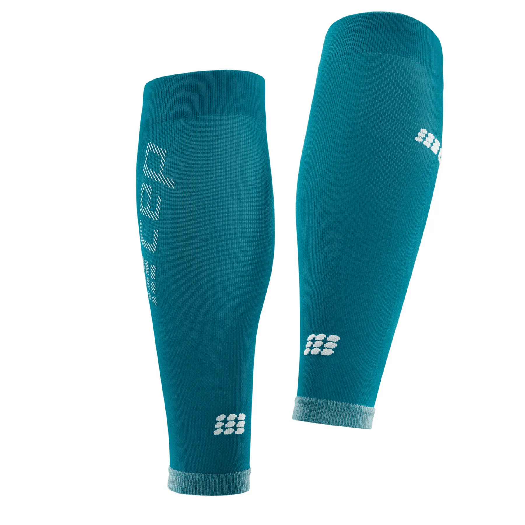 CEP Ultralight Compression Women's Calf Sleeves (Petrol/Light Grey)