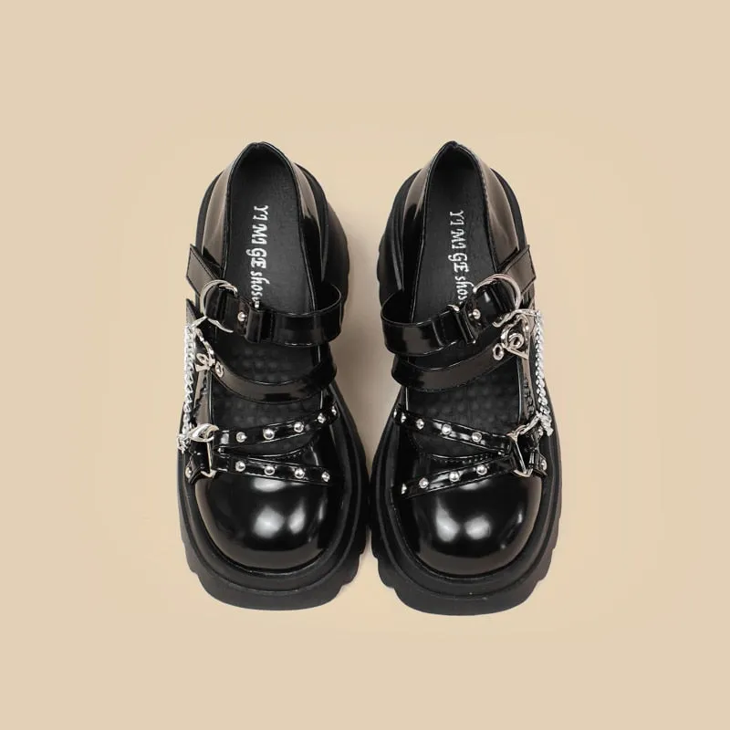 Chained Up Mary Janes