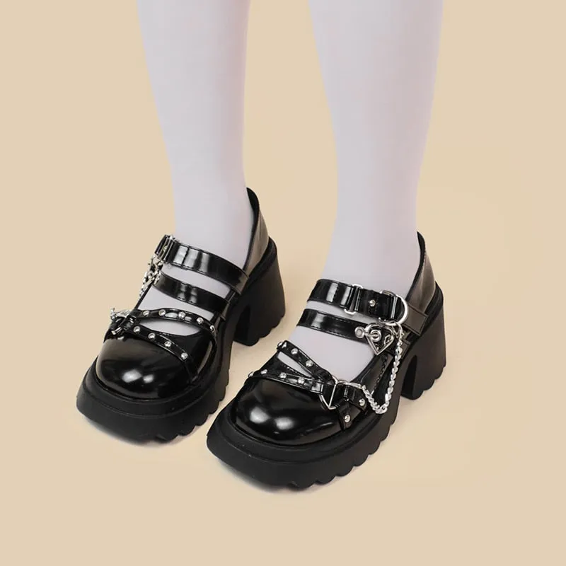 Chained Up Mary Janes