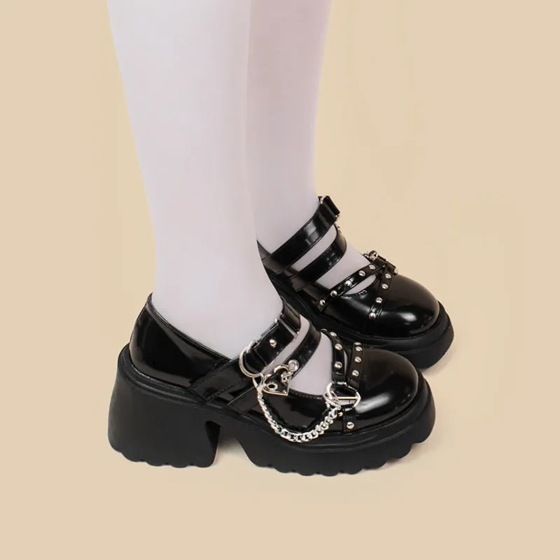 Chained Up Mary Janes
