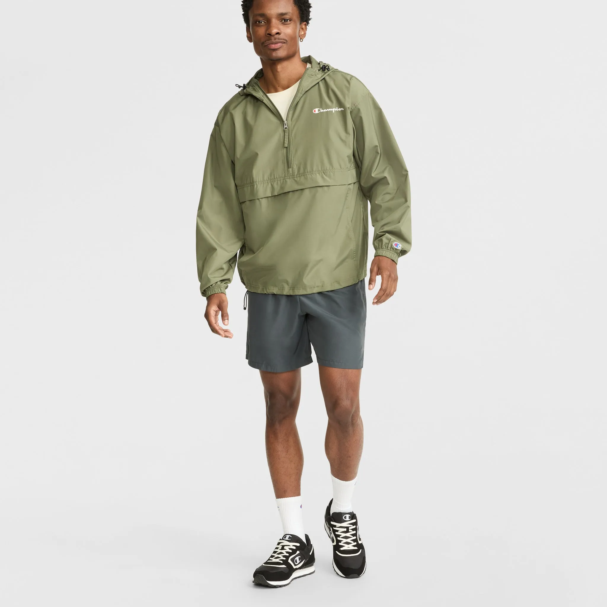 Champion Stadium Packable Jacket, Script Logo