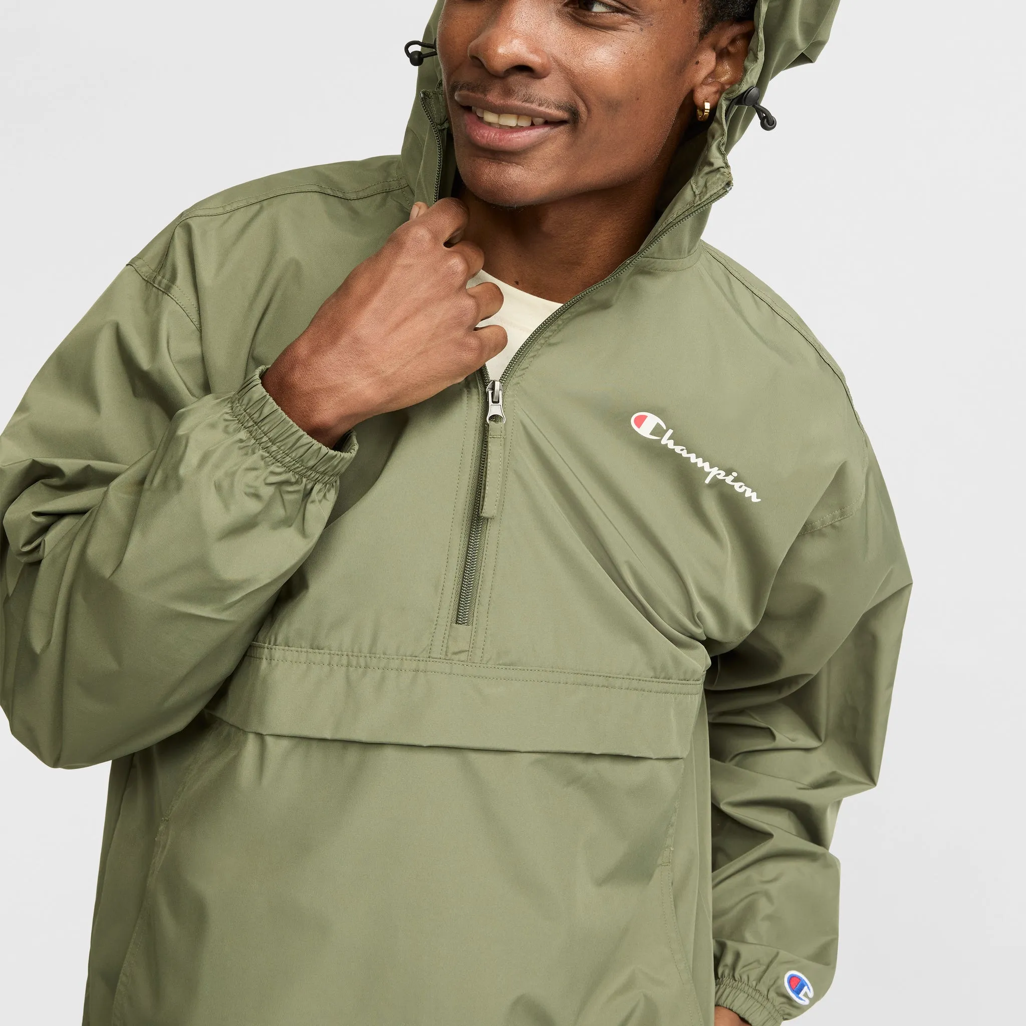 Champion Stadium Packable Jacket, Script Logo