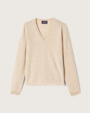 Classic fitted V-neck jumper Eric Bompard