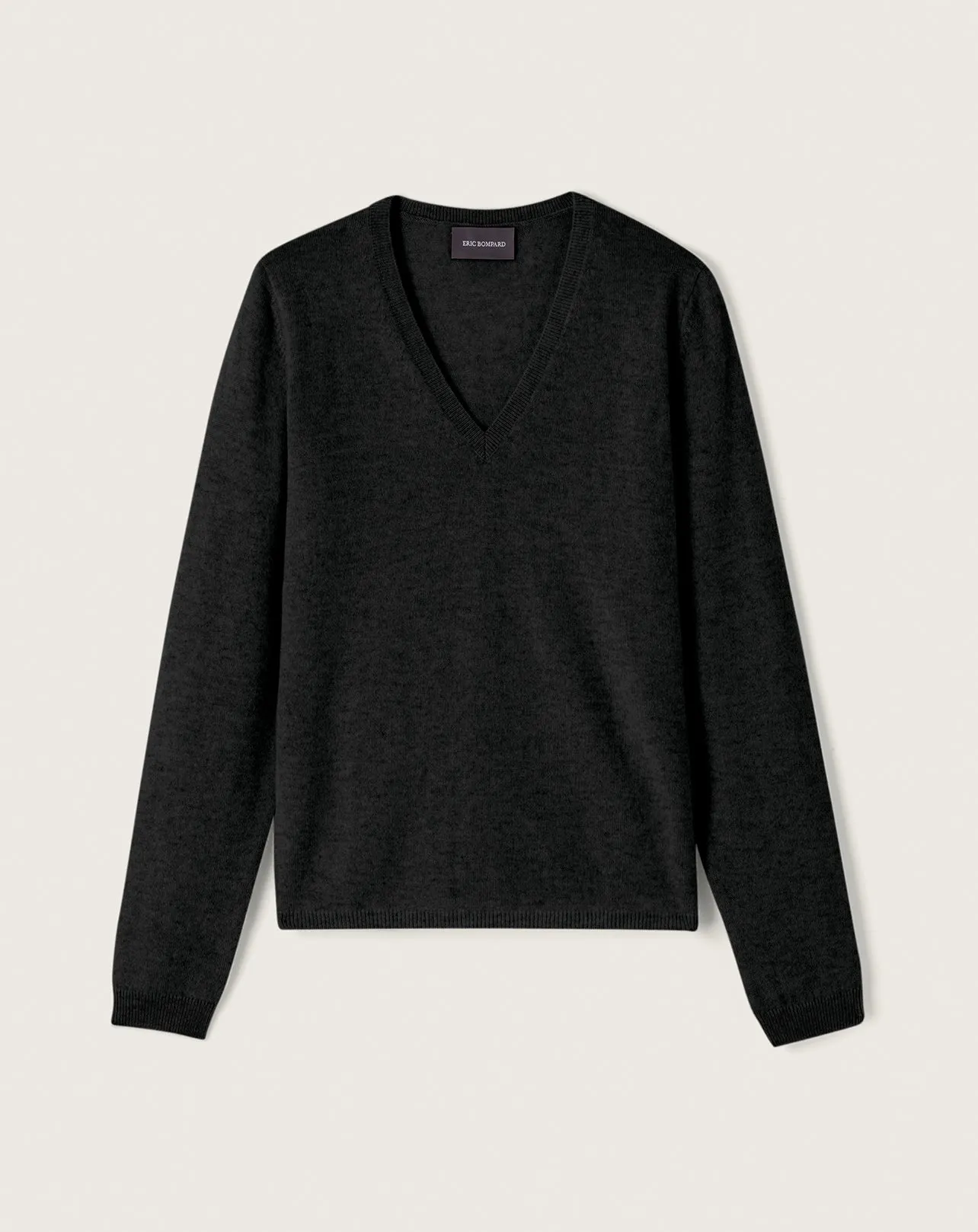 Classic fitted V-neck jumper Eric Bompard