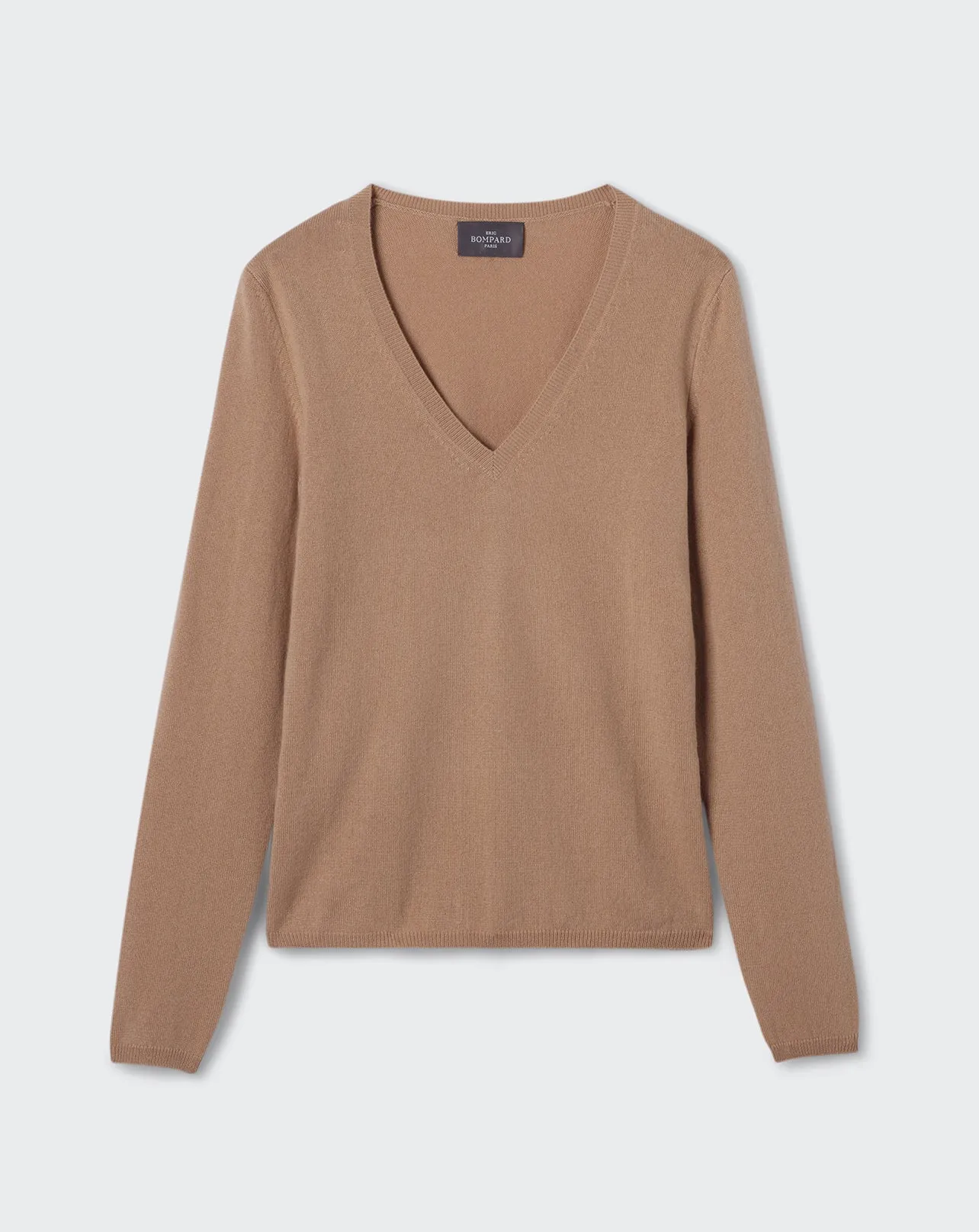 Classic fitted V-neck jumper Eric Bompard