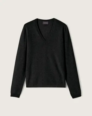 Classic fitted V-neck jumper Eric Bompard