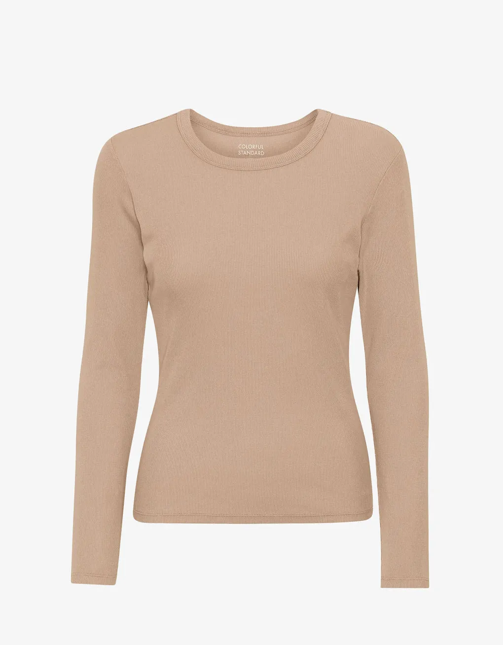 COLORFUL STANDARD - ORGANIC RIB LONG SLEEVE T-SHIRT - BLACK