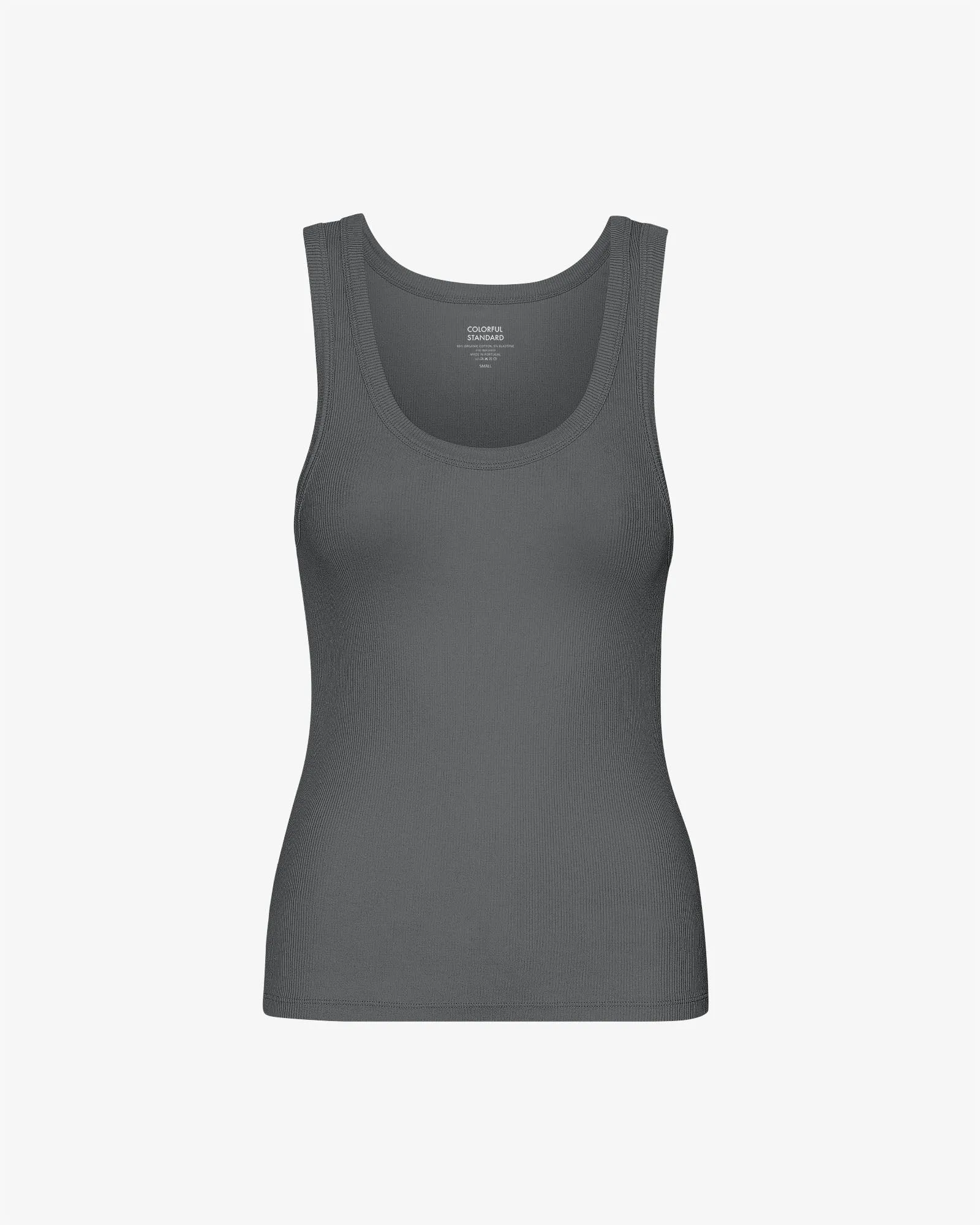 COLORFUL STANDARD - RIB TANK TOP - GREY STORM
