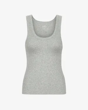 COLORFUL STANDARD - RIB TANK TOP - HEATHER GREY