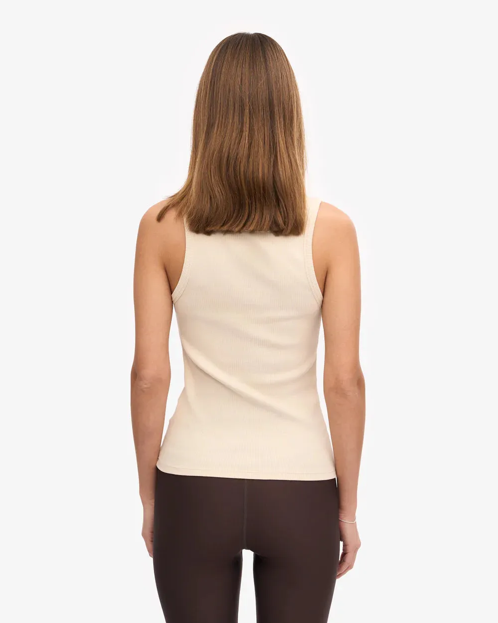 COLORFUL STANDARD - RIB TANK TOP - IVORY WHITE
