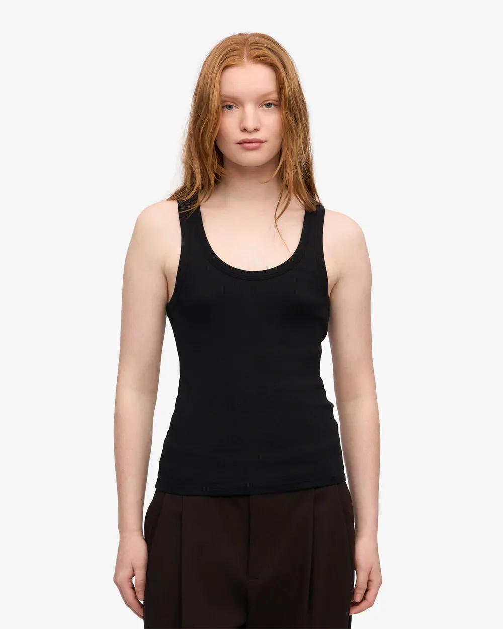 COLORFUL STANDARD - RIB TANK TOP - IVORY WHITE