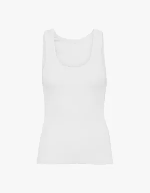 COLORFUL STANDARD - RIB TANK TOP - OPTICAL WHITE