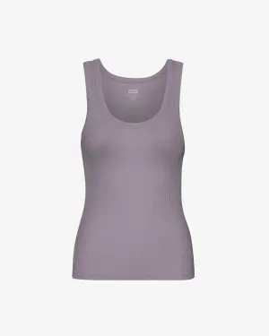 COLORFUL STANDARD - RIB TANK TOP - PEARL HAZE